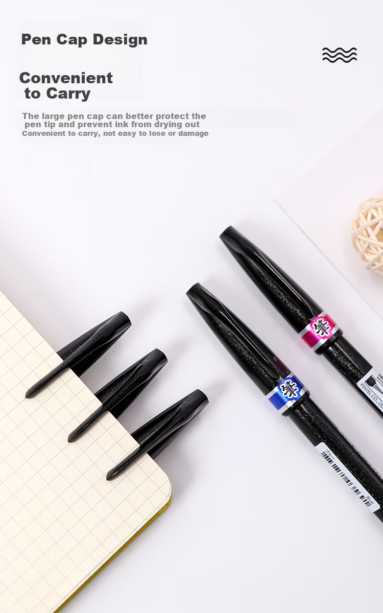 Pentel Color Soft Brush Pen, Scientific Calligraphy Brush, Fine Journaling And Drawing Pen for Greeting Cards, Soft Tip Xiu Li Pen SESF30C Yellow 7