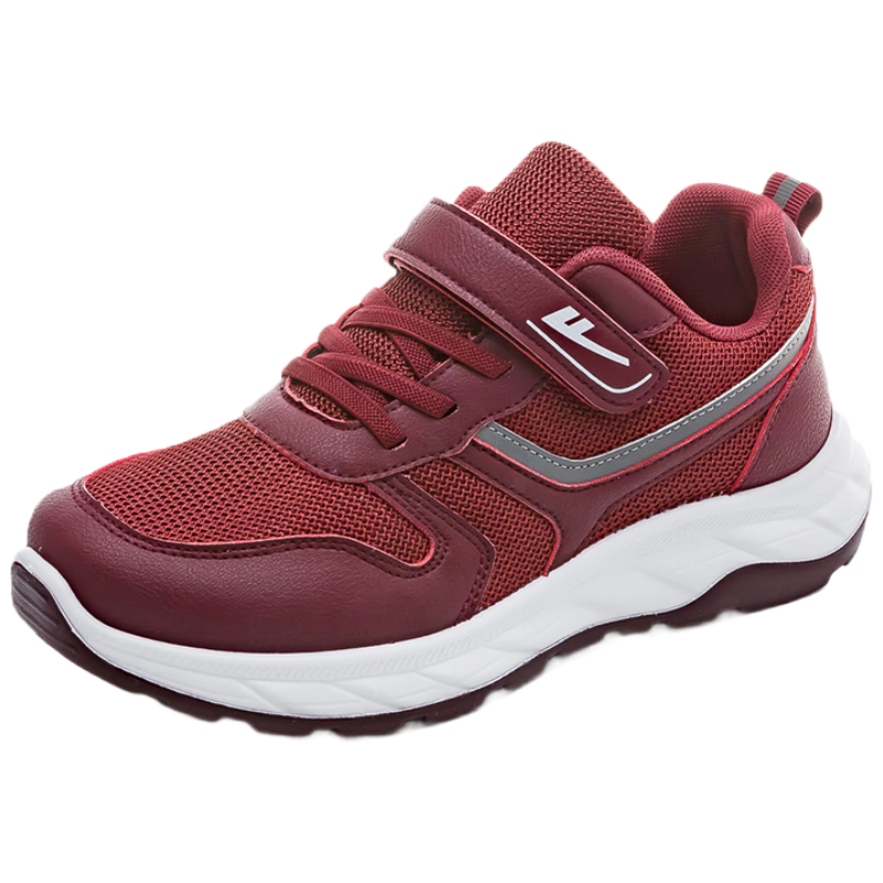 Huili Women's Shoes, Elderly Women's Shoes, Summer 2026 Mother's Day Gift, Versatile Mom Shoes, Wine Red, Size 36 (230mm)