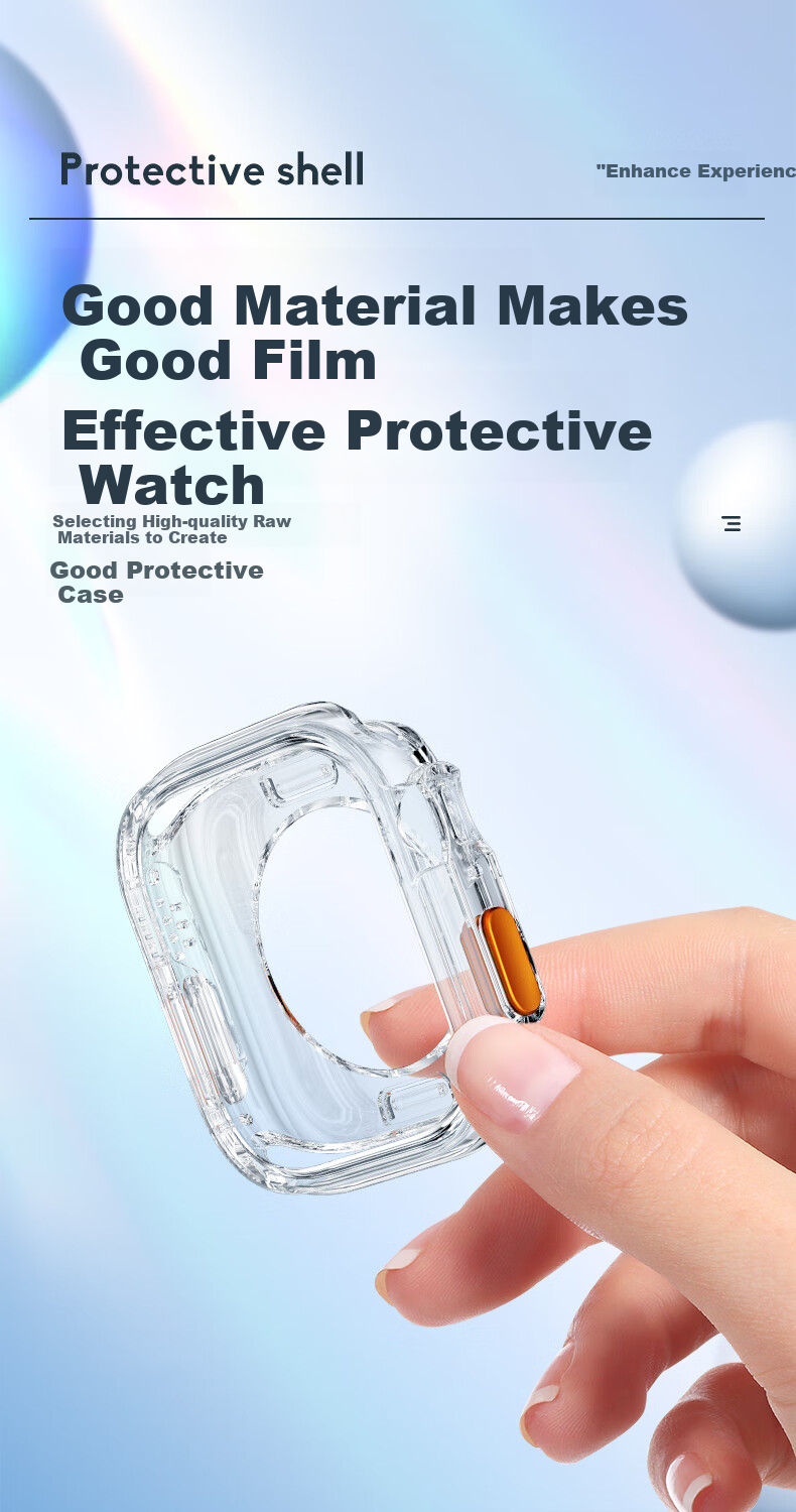 BHO Compatible Apple Watch Protective Case for Apple Watch S11/S10 to Ultra Transition, IWatch S11/S10 46/42MM Shockproof And Impact-Resistant Soft Case 3