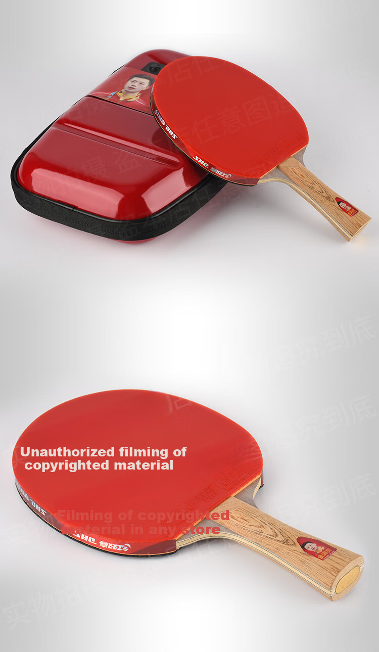 DHS Jinpai Malong 03 Table Tennis Racket, Training And Competition Professional-Level Star Table Tennis Racket, Finished Racket (Straight Handle) 10