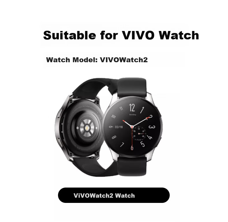 Masentek Compatible with Vivo Watch 2 Smartwatch Charger, Charging Cable, Magnetic Bracelet Stand, Fast Charging for 2nd/3rd Generation/GT Bluetooth Version E-SIM Version, IQOO Accessories 1