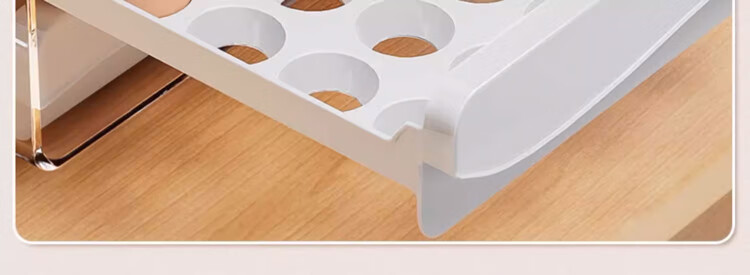 Jiabangshou Egg Storage Box, Drawer-Style Divided Anti-Drop Fresh-Keeping Box, Food-Grade Specialized Egg Tray, Double-Layer 60 Compartments 2