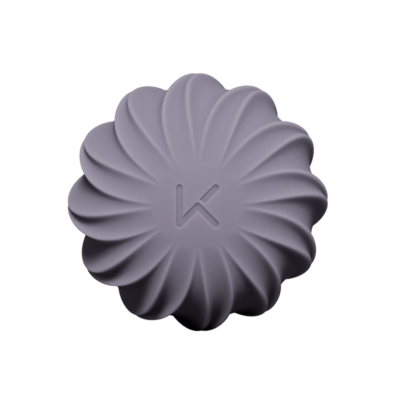 Keep Petal Silicone Fascia Ball Foot Massage Ball Back Muscle Relaxation Rehabilitation Yoga Fitness Ball Round Hibiscus Purple