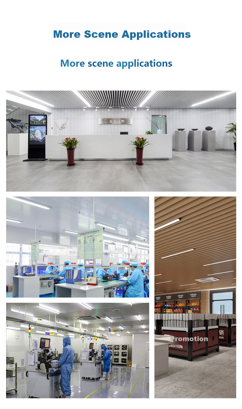 Desheng Waterproof, Dustproof, And Shockproof LED Tube Light Integrated Strip Light Display Cabinet Daylight Lamp Engineering Ultra-Bright Energy-Saving Park Lighting Light Arc-Shaped Model - 0.9 Meter - White Light 10