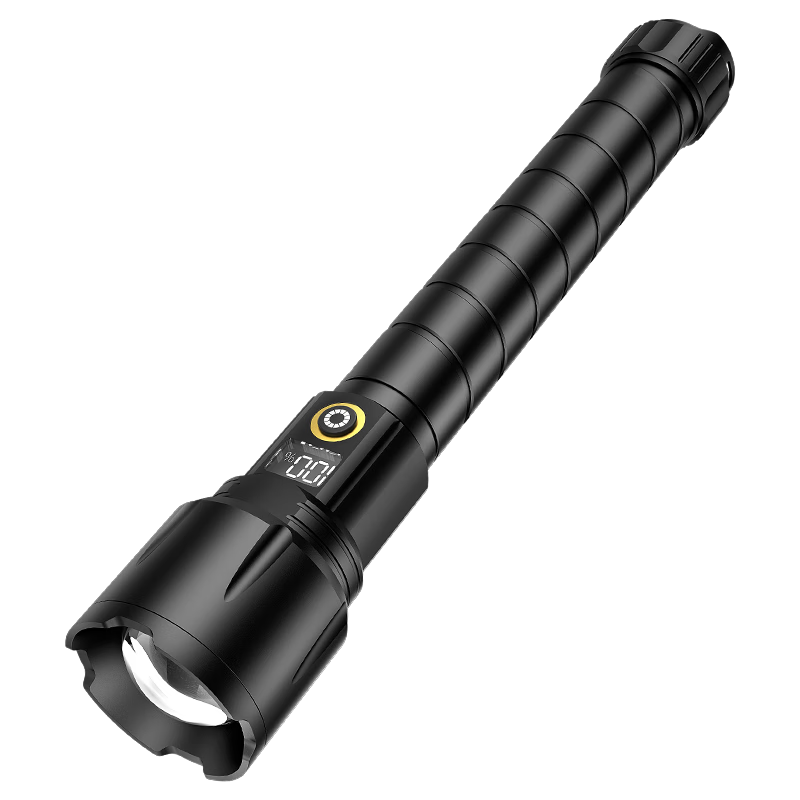 Tianhuo Long-Handle Flashlight High Brightness Zoomable Ultra-Long Battery Life Rechargeable Military Outdoor Home Security Patrol Self-Defense
