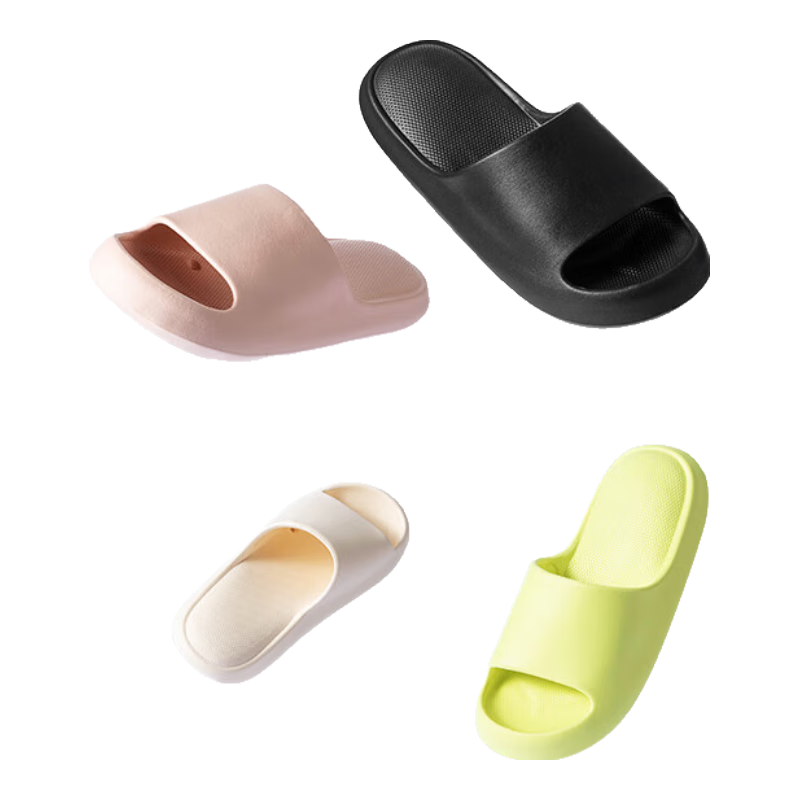 MINISO Air Cushion Series Men's Bathroom Slippers, Gray, Size 41-42