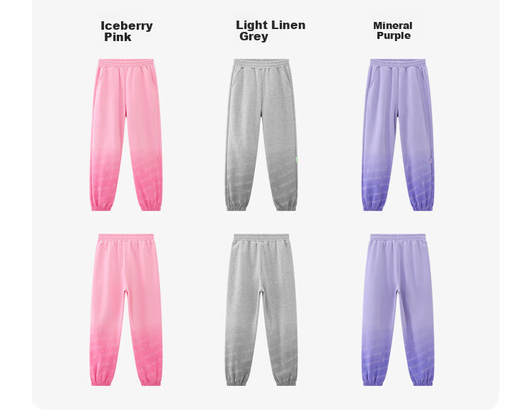 DISNEY Children's Clothing, Girls' Knitted Gradient Pants, Baby Fashionable Trendy Trousers, Winter 2024, DB411ME15, Gray, Size 130 32