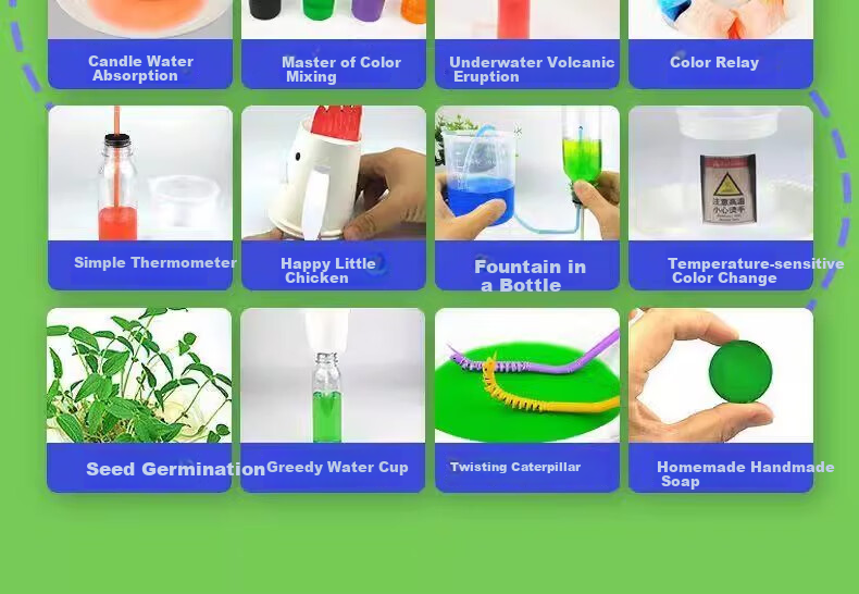 Muzhike Fun Children's Science Experiment Kit, Toys for Boys And Girls Aged 4-14, DIY Crafts, Birthday Gift 4