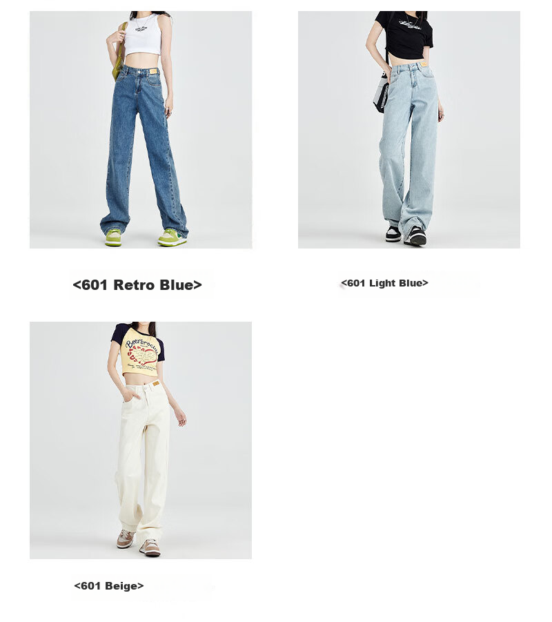 Pierre Cardin Jeans, Autumn Season, Heightening And Slimming Effect, Korean Style, Versatile, High-Waisted, Tummy Control, Wide-Leg Straight Pants, Women's Beige, 2XL 5