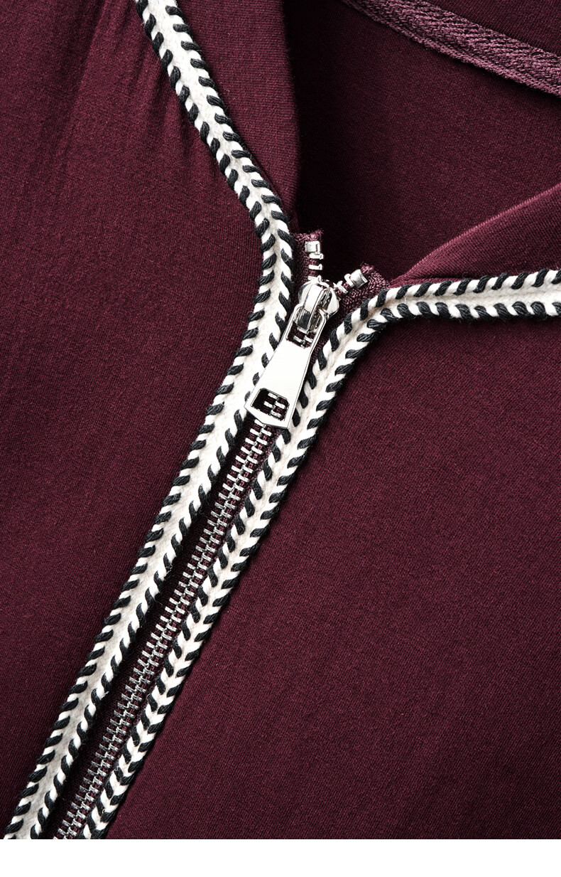 YANYEE Short Elegant Jacket for Women, 2025 Early Spring Commute Simple Versatile Ladies Baseball Coat, Wine Red, M 11