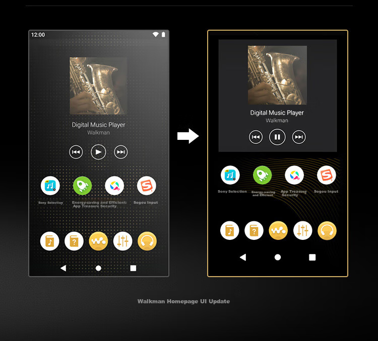 SONY NW-WM1ZM2 Hi-Res High-Resolution Music Player/MP3 Hi-Fi Lossless Flagship, Oxygen-Free Copper Gold-Plated Body, Jin Zhan 2nd Generatio 16