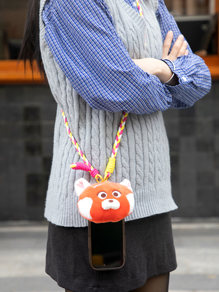 Disney Judy Phone Lanyard, Mini Cartoon Plush Earphone Strap, Crossbody Phone Bag 15