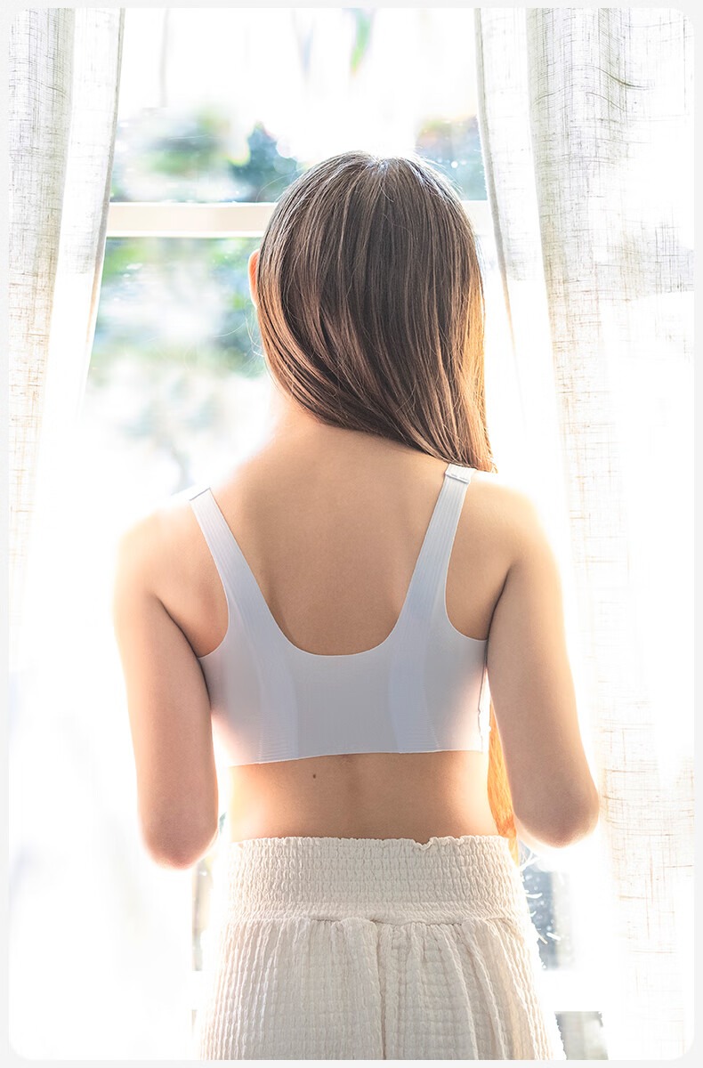 Like UU, Teenage Girls' Underwear for Middle And High School Students, One-Size Three-Stage Bra for Pubescent Girls, Children's Underwear 13