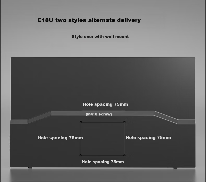 Eimio Portable Monitor, 18.5-Inch [100Hz High Refresh Rate], Display HDR, Computer Laptop Extension Screen, Switch/PS4/5 Mobile External Full-Screen E18U 14