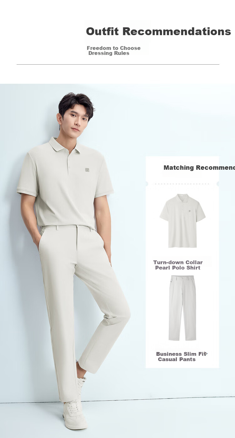 HLA POLO Shirt for Men, Lightweight Business Casual Stylish Quick-Dry Large Size Short Sleeve for Summer 6