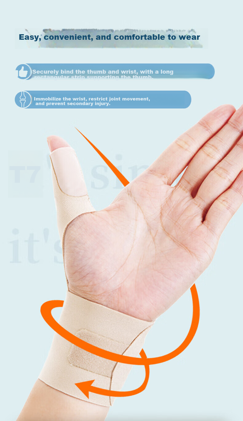 AURBOSHI Japanese Imported Wrist Brace for Tendonitis, Sprains, Thumb Support, Mom's Hand Protector, Finger Joint Support 5