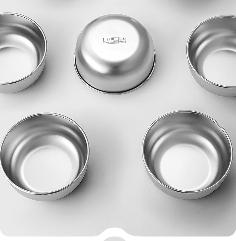 Betis Baby Feeding Bowl Infant Food Tool Children's Tableware Stainless Steel Silicone Suction Bowl Cheese White 9