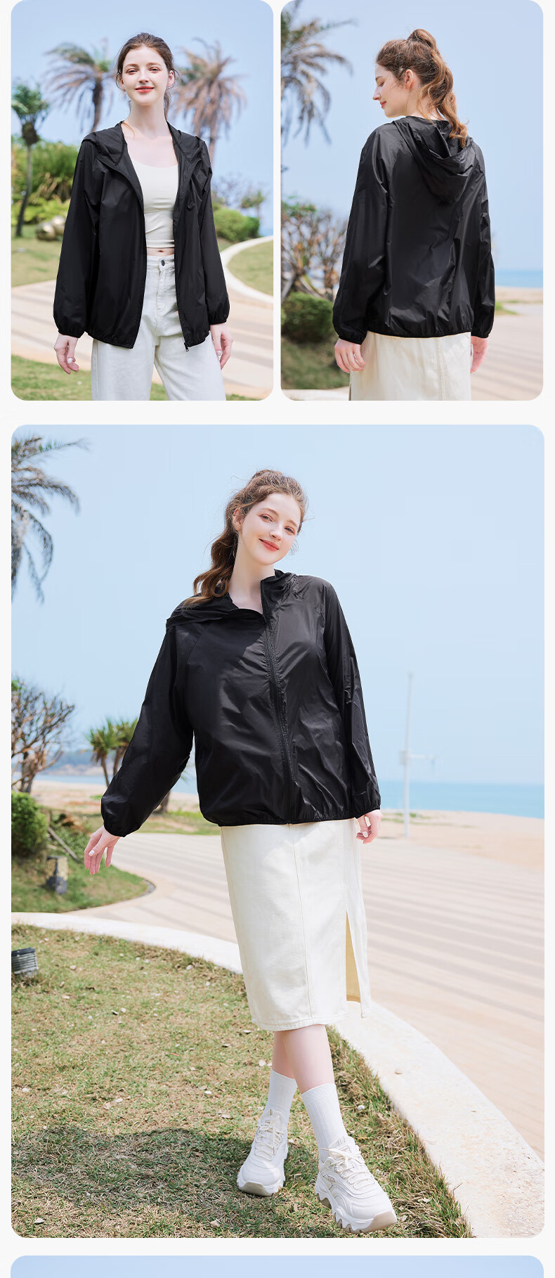 MJ STYLE UPF50+ Original Yarn Sun Protection Clothing for Women, 2026 Summer New Style, UV Protection, Sun Protection, Skin-Friendly, Lightweight, Comfortable, Loose-Fitting Jacket 6