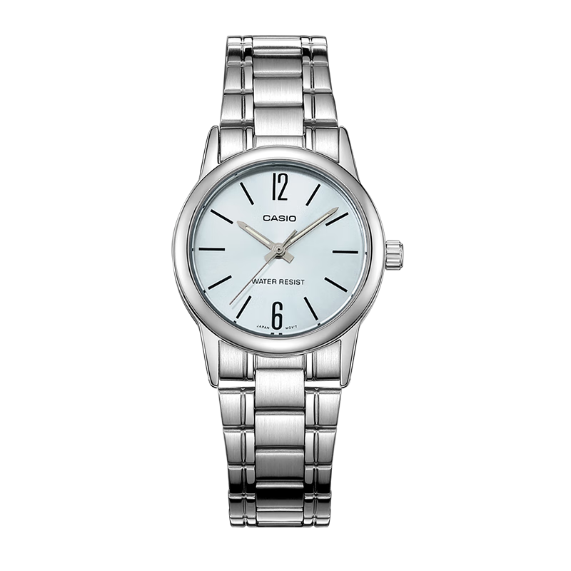 CASIO Women's Watch, Simple Analog Steel Strap Small Dial Quartz Watch [Valentine's Day Gift] LTP-V005D