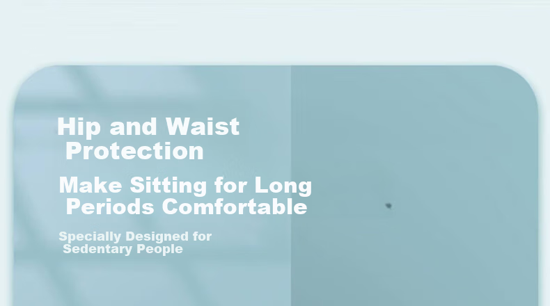 Mixiaoshu Office Chair Cushion with Integrated Ergonomic Backrest for Long Sitting Support And Posture Correctio 2