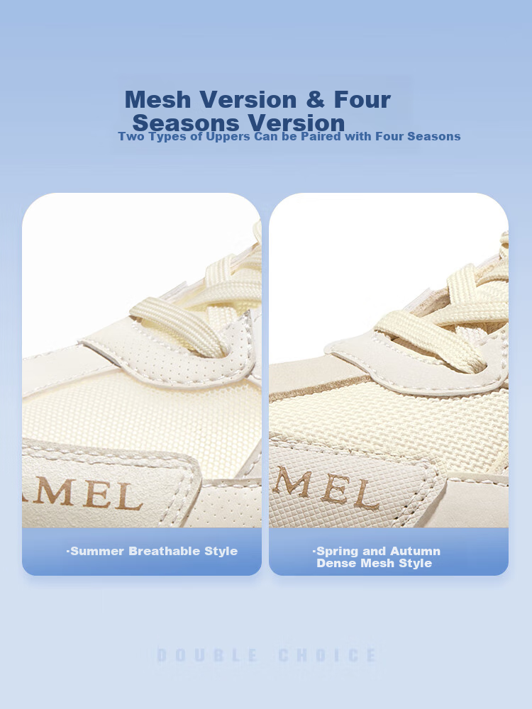 CAMEL Outdoor Hiking Shoes for Men And Women, Spring And Summer Non-Slip Wear-Resistant Shock-Absorbing Low-Top Breathable Casual Sneakers FB12235182T 1