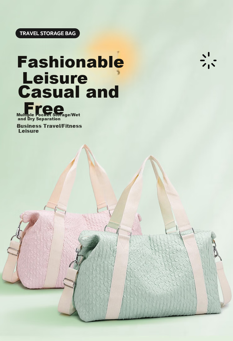 Banzheni Travel Bag Large Capacity Suitcase with Handle for Men And Women, Storage Bag for Maternity, Business Trip, Fitness, Handheld Crossbody Bag 3