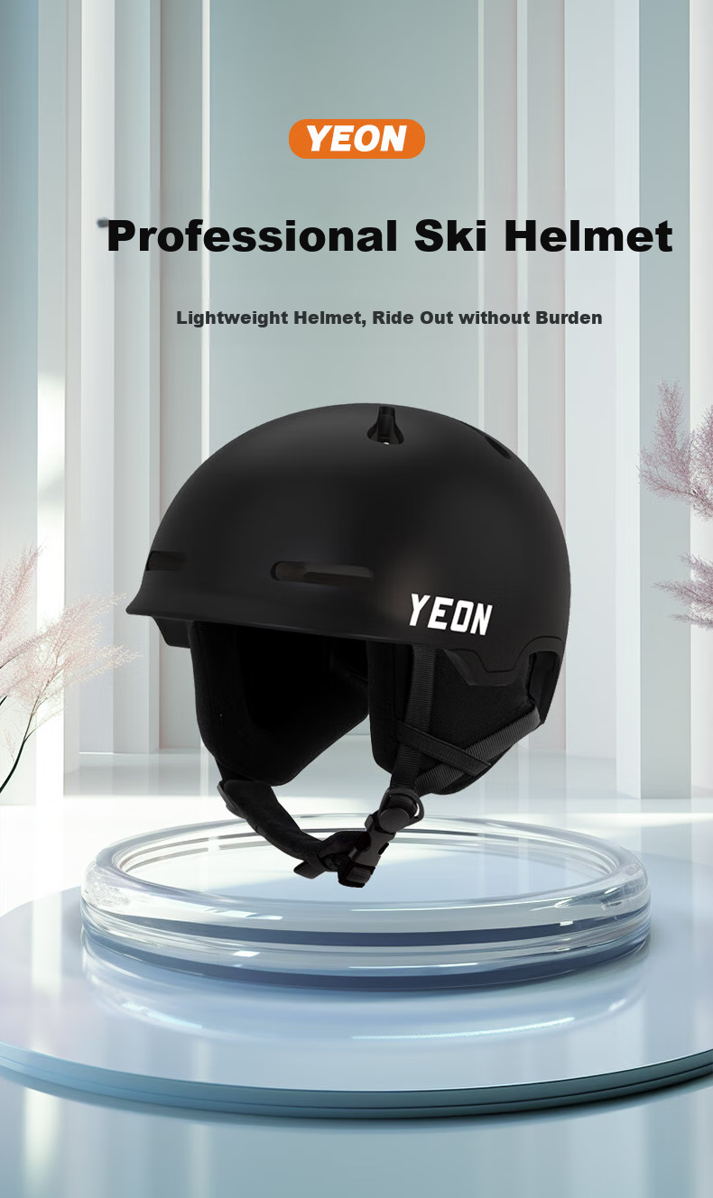 YEON Ski Helmet Ski Protective Gear for Single And Double Board Equipment, Unisex Warm Anti-Collision Impact-Resistant Breathable NP1-5201S 1