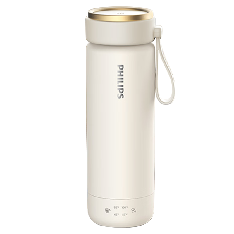PHILIPS Electric Kettle, Thermos Cup, Heating Water Cup, Mini Portable Travel Mug, Constant Temperature Cup, Business Gift for Men And Wome