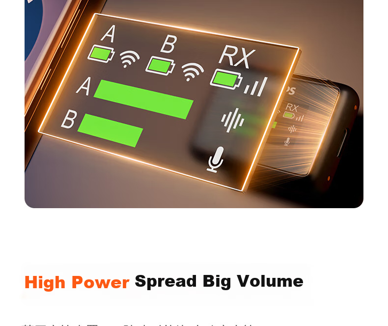 PHILIPS Clip-on Mini Wireless Amplifier Teacher Microphone Bluetooth Speaker 3552G1 Long Battery Life 12
