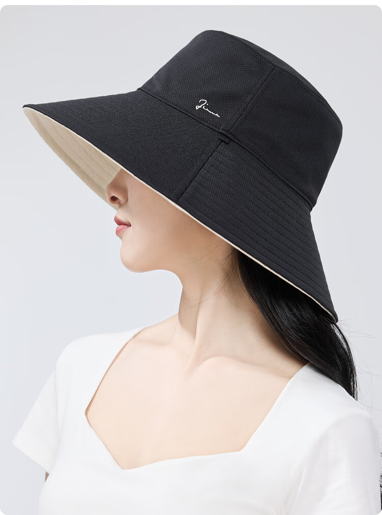 JIUMU Sun Protection Hat for Women, Sun Visor Hat, Sunhat, Fisherman Hat, Cooling Hat, Summer Outdoor Face-Covering UV Protection Hat for Wome 18