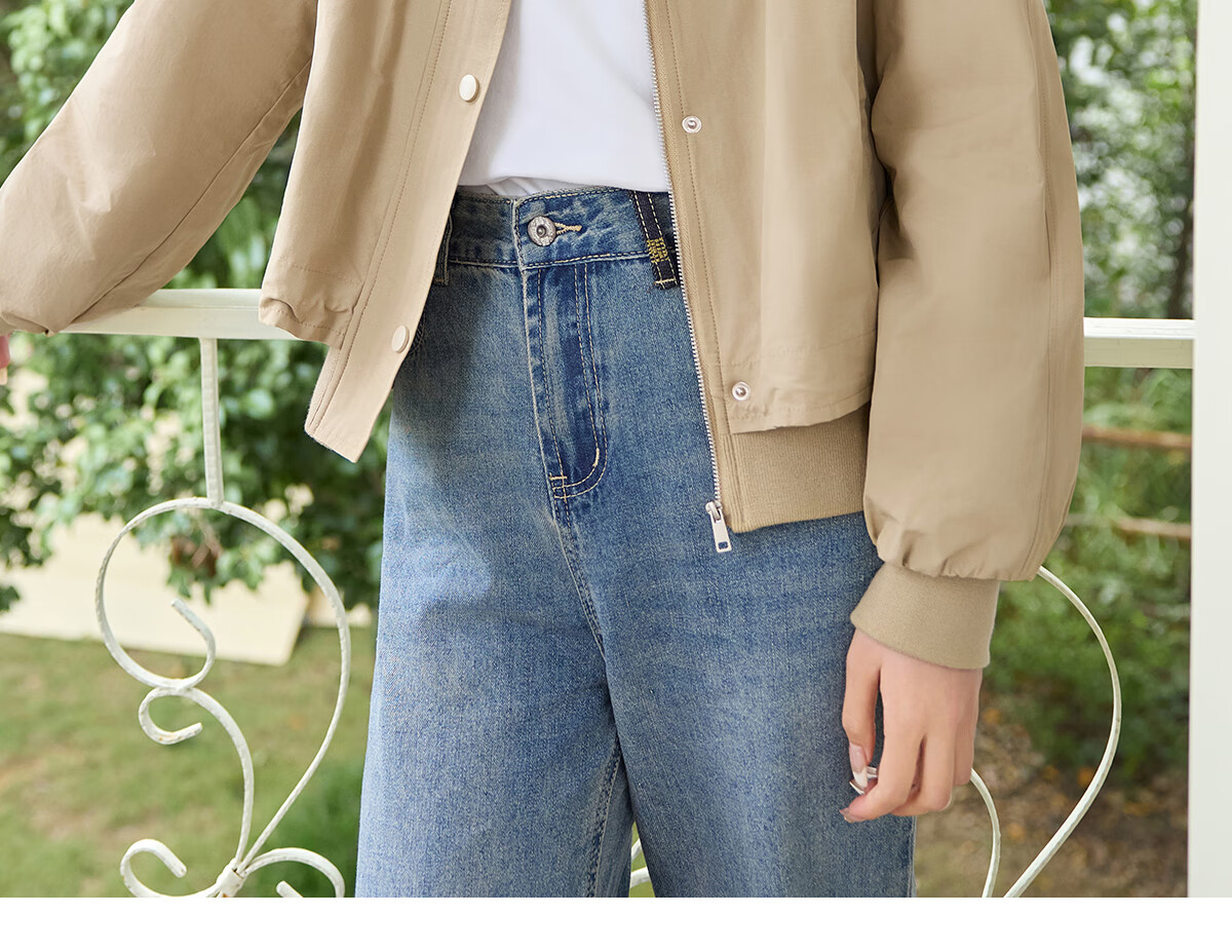 Taxiang Casual Jacket for Women, Spring And Autumn Workwear Style Hooded Faux Two-Piece Short Coat, Petite Cardigan Top for Women T51D022 14
