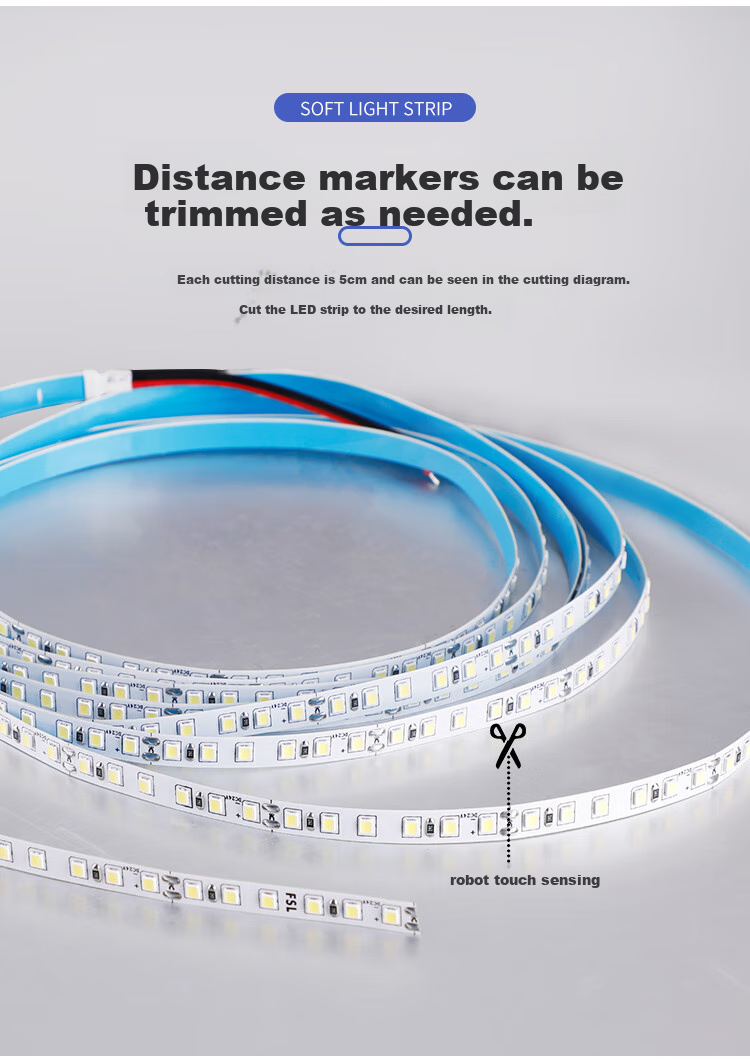FSL LED Low Voltage Commercial Ultra-Bright Linear Light Strip No Main Light Self-Adhesive 120 Beads 24V 10W Warm White 4000K (10m) Requires Transformer 7