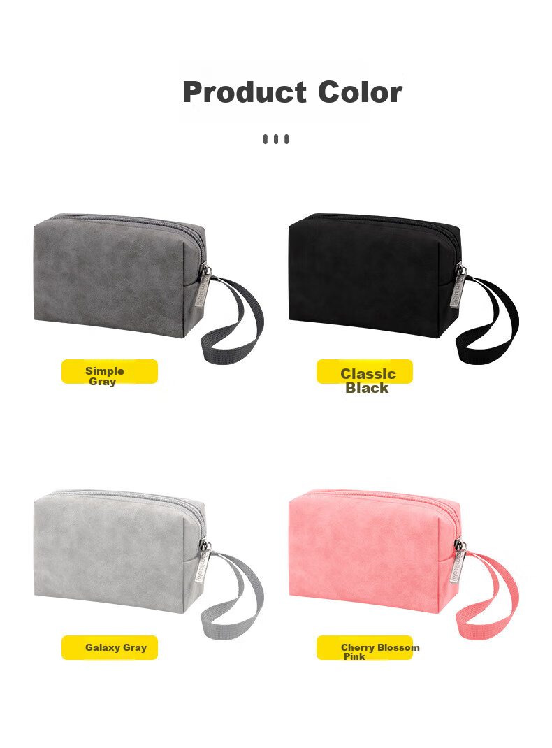 Milooky Computer Power Cord Mouse Protective Case, Portable Makeup Bag, Large Capacity Multifunctional Handheld Travel Storage Bag 9