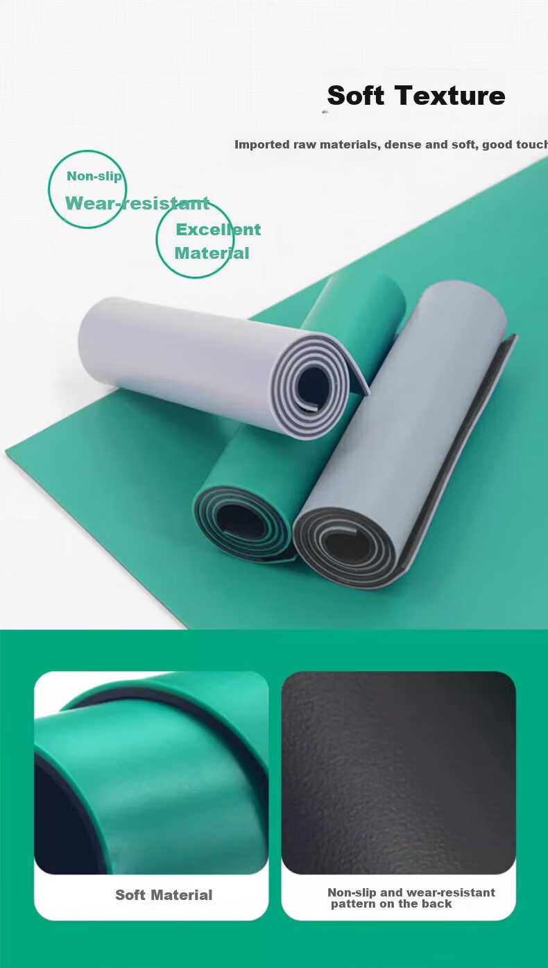 Zuoyouzhonggong Anti-Static Desk Mat, Laboratory Rubber Mat, Heat-Resistant Rubber Pad for Workbench, Grounding Table Mat, Customizable, Length 1m * Width 1m * Thickness 2mm 8