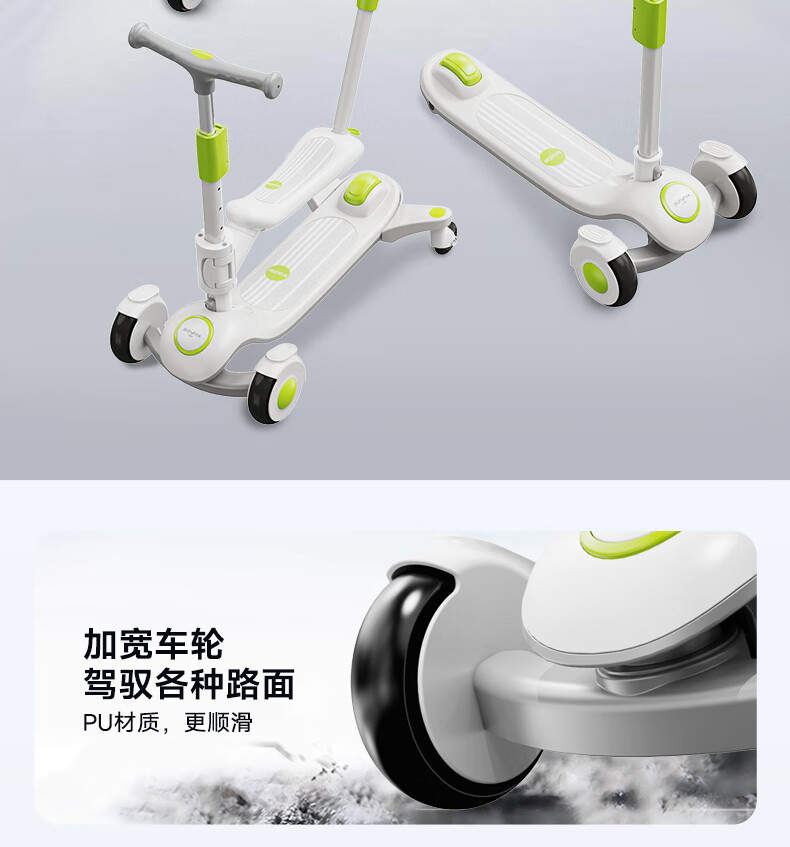 Beiboshi BabyBox Children's Scooter for Ages 1-3 Three-In Ride-On Scooter, First Birthday Gift 2
