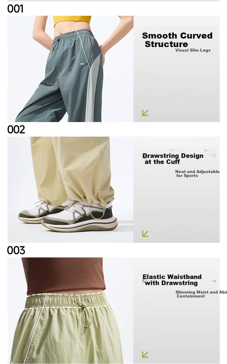 Beneunder Women's Quick-Dry Pants, Spring And Summer Sun Protection Breathable Straight-Leg Trousers, Outdoor Sports Casual Long Pants DS891 10