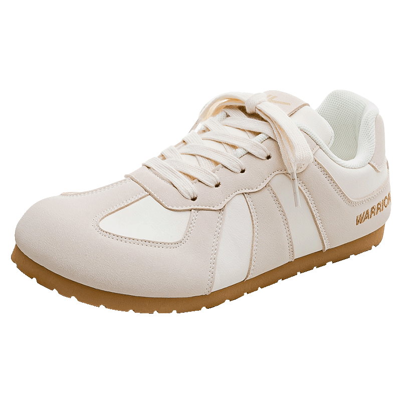 Huili Women's Shoes, Agan Shoes for Women, 2026 Summer Simple Training Shoes, Retro Footwear, Deep Beige Light Beige, Size 35 (225mm)