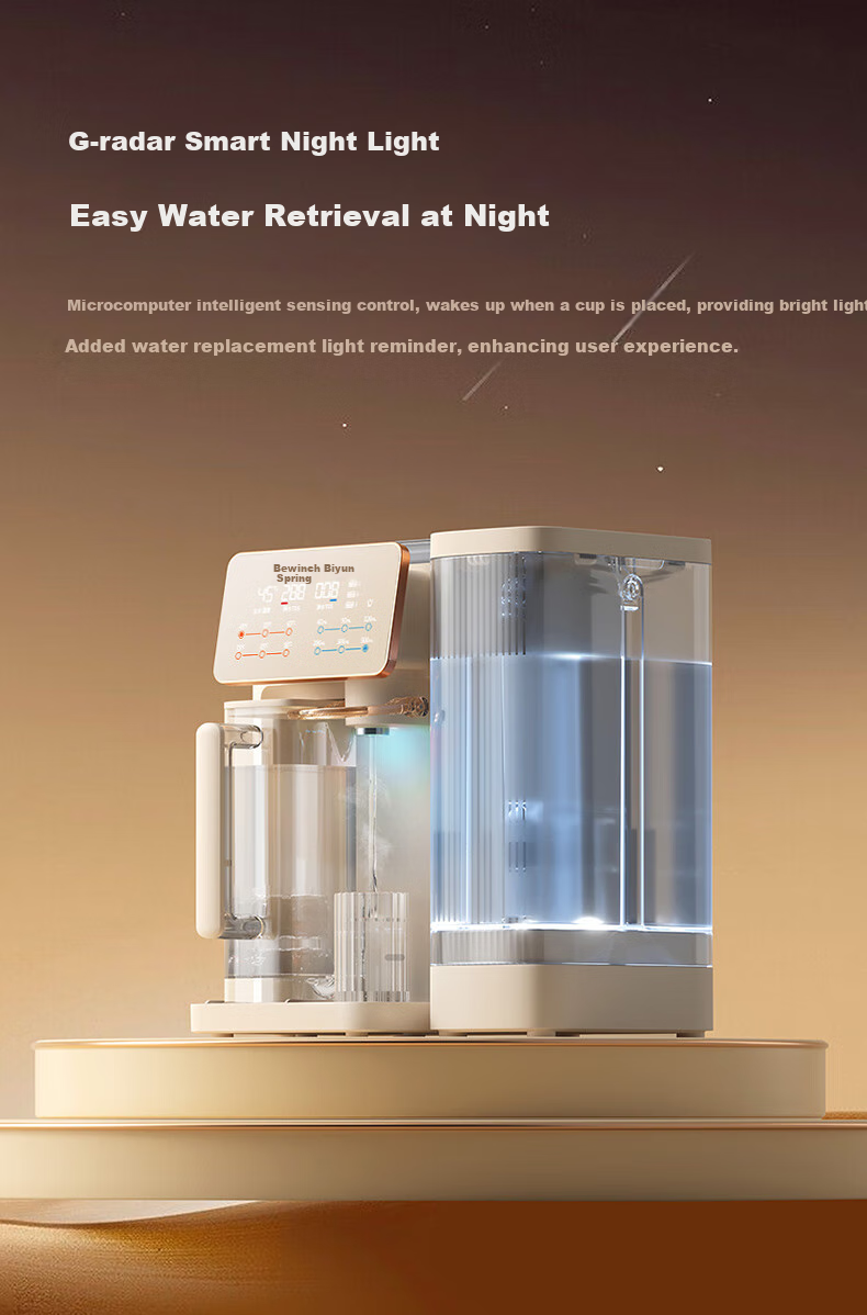 Bewinch G3 Mineral Water Purifier Home Direct Drinking Machine with Heating, RO Reverse Osmosis Filtration, Antibacterial Narrow Edge, No Installation Required All-In G3Pro-Hill: Set Version 3-Second Rapid Heating with Free Filter Cartridge 10
