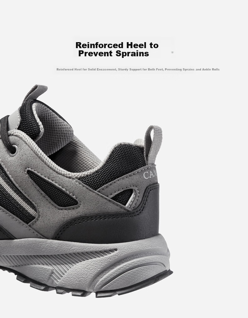 CAMEL [Panlong] Outdoor Hiking Shoes, Non-Slip, Wear-Resistant, Shock-Absorbing, Low-Top Breathable Sneakers FB12235182 3