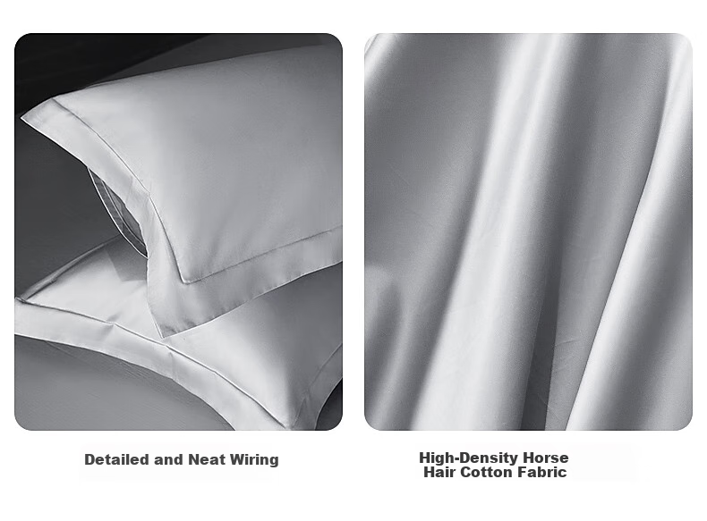 Shuixingjiafang Pillowcase, 100% Pure Cotton, Class A Pillow Cover, 140 Thread Count, Sateen Fabric, One Pair, 48x74cm 17