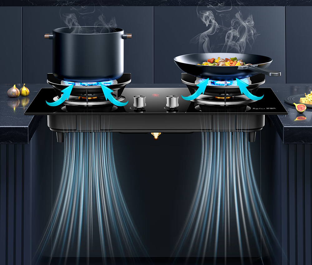Royalstar Gas Stove, Dual Burner for Home Use, 5.0kW High Heat Output, Built-In And Countertop Dual-Use, Double Nine-Chamber Super Intense Flame JZY-B52 13