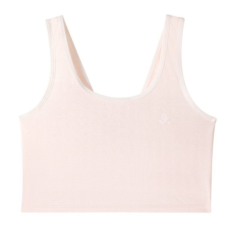 Jiusuiban Girls' Underwear, Children's Spring And Summer Mesh Thin Bra, Developmental Bra for Older Girls 8-10 Years Old, Sports Mid-Length Vest