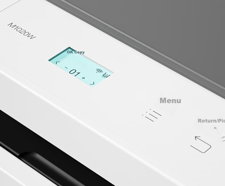 Deli P1020W AI Printer, Black And White Home Office Printer, A4 Student Home Family Error Correction Homework Compatible with Mobile Phones, Wireless Laser Printer, AI Learning 27