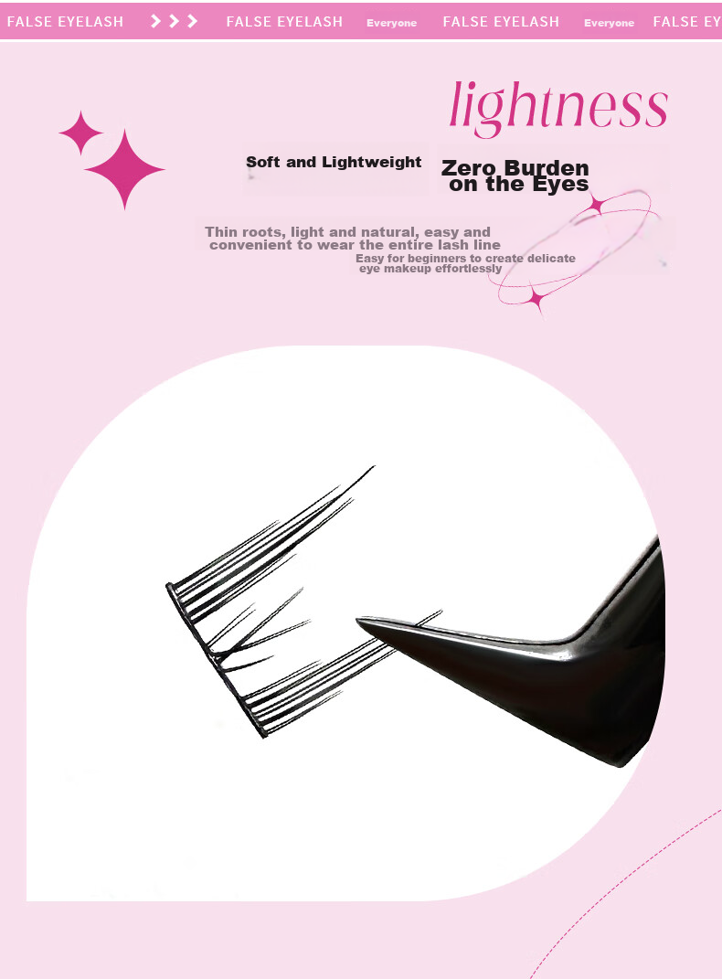 Lishu Gift, False Eyelash Tweezers, 1 Piece 3