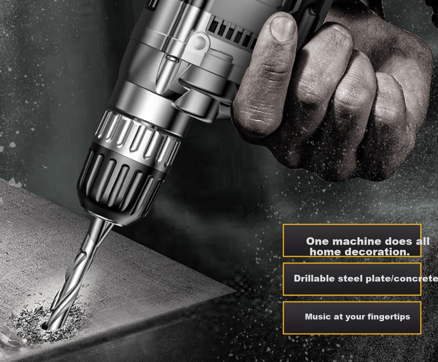 Shida (SATA) Household Electric Drill, Multi-Functional High-Power AC Pistol Drill D05701 Standard 4
