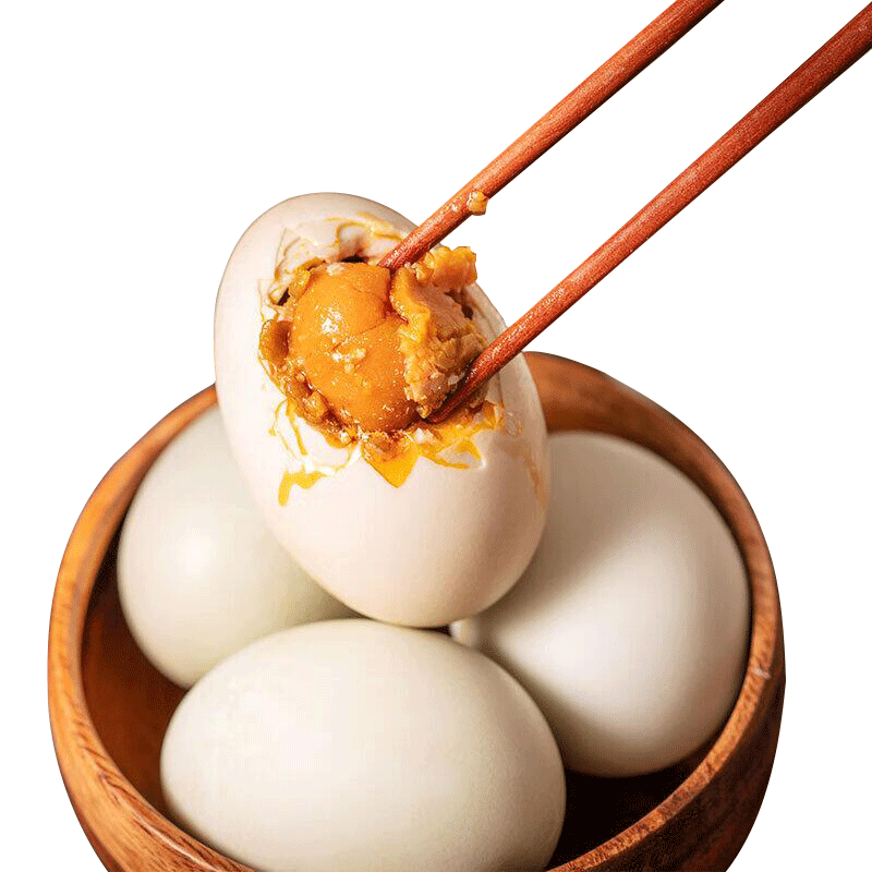 桂珠 咸鸭蛋海鸭蛋大蛋 10枚*80g 年货礼品家庭装 即食起沙流油团购