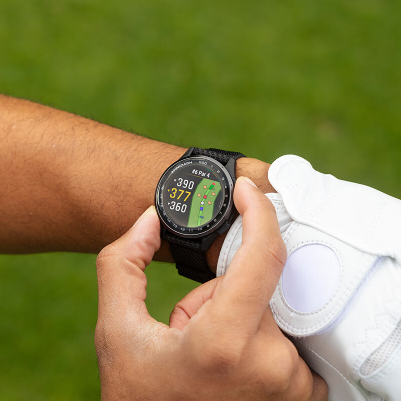 GARMIN Approach S50 Shadow Black (43mm) Heart Rate Running Swimming Golf Outdoor Sports Smartwatch