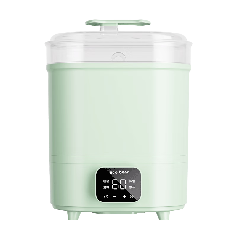 Iicobear Baby Sterilizer Cabinet with Drying Function, Multi-Functional Steam Integrated Sterilizer for Baby Bottles And Other Items
