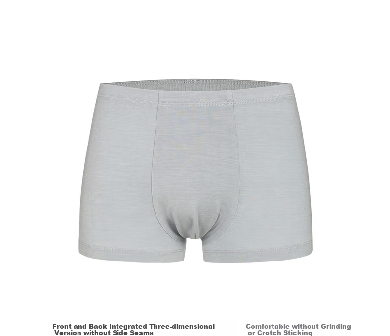 Aimer Kids Boys' Underwear, Modal Mid-Rise Boxer Briefs, 2-Pack, Space Gray + Coconut Milk Gray, Size 180 6