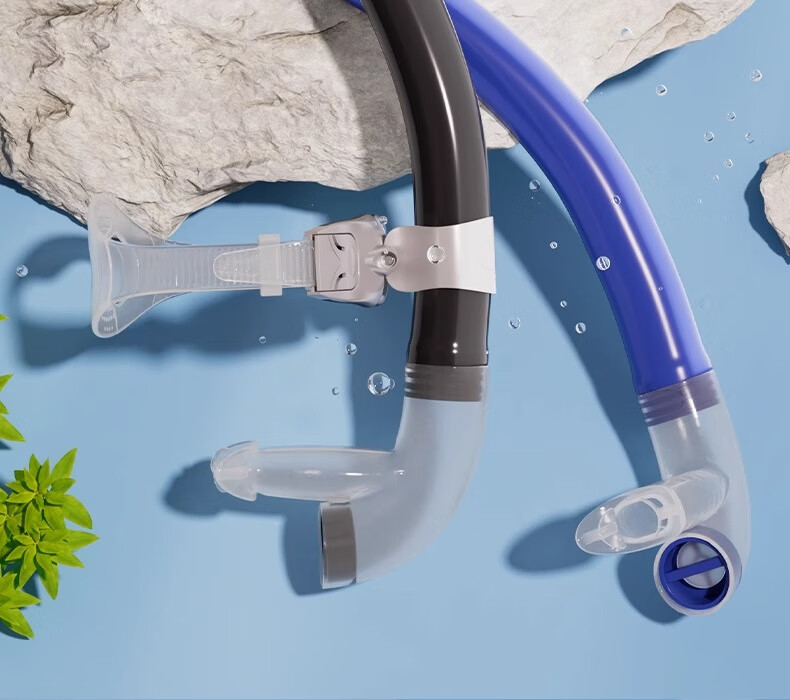 Li-Ning Professional Swimming Snorkel for Training, Adult and Kids Underwater Freestyle Breathing Tube 2